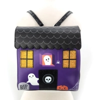Spooky House Mini Vinyl Backpack