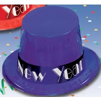 Purple Plastic New Years Hat
