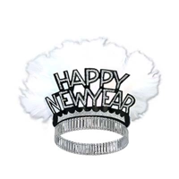 Happy New Year Feather Tiara