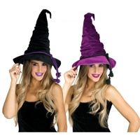 Velour Witch Hat Asst.