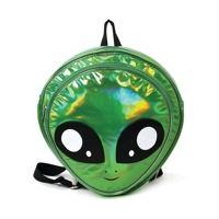 Alien Head Vinyl Backpack
