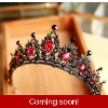 Black and Red Gem Tiara Black and Red Gem Tiara