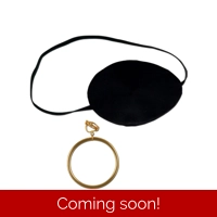 Pirate Eye Patch with Earring