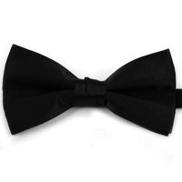 Men's Bow Tie and Hanky BLACK