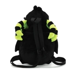 Glow in the Dark Skull Head Spider Plush Backpack in Polyester Glow in the Dark Skull Head Spider Plush Backpack in Polyester