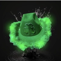 St. Patrick's Day Light-Up Cowboy Hat