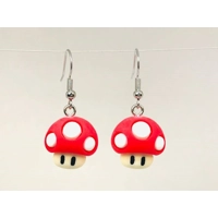 Retro Mushroom People Earrings