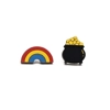 Rainbow and Pot of Gold Earrings Rainbow and Pot of Gold Earrings