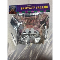 Fantasy Faces Silver Eyemask
