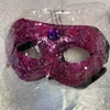 Fuschia Sequin Eye Mask Fuschia Sequin Eye Mask