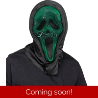 Smoldering Ghost Face Mask