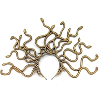 Gold Medusa Snake Headband