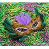 Green & Brown Feather Eyemask Green & Brown Feather Eyemask