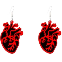 Human Heart Earrings