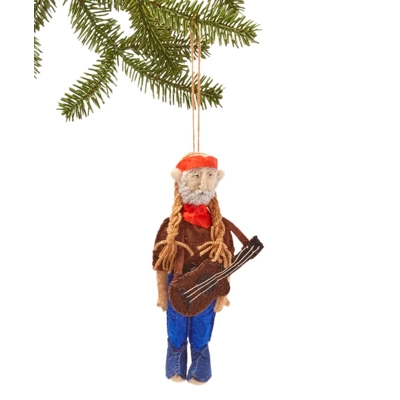 Willie Nelson Ornament