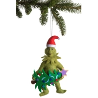 Grinch & Xmas Tree Ornament
