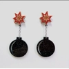 Acrylic Da Bomb Earrings Acrylic Da Bomb Earrings