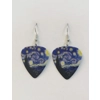 Acrylic Starry Night Guitar Pick Earrings Acrylic Starry Night Guitar Pick Earrings