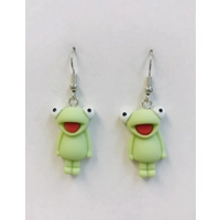 Big Mouth Frog Earrings