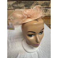 Peach Fascinator