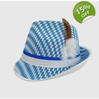 Bavarian Checkered Fedora
