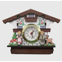 German Haus Magnet with Functioing Clock