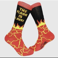The Floor Is Lava Sock Men (7-12)