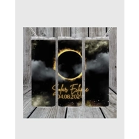 Black Solar Eclipse Tumbler
