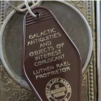 Intergalactic Antique Shop Fob Keychain