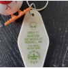 Area 51 Motel Key Fob Keychain Area 51 Motel Key Fob Keychain
