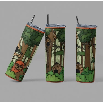 Endor Green Glow Tumbler