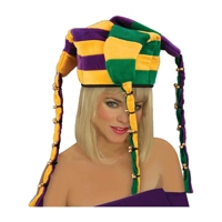 Mardi Gras Jester Hat with Bells