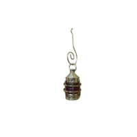 Solid Brass Anchor Red Lantern Christmas Ornament 4