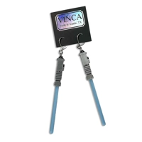 Blue Lightsaber Earrings