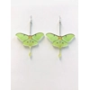 Acrylic Green Luna Moth Earrings Acrylic Green Luna Moth Earrings