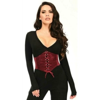 Wine Lace Corset Belt/Cincher