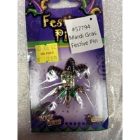 Mardi Gras Festive Pin