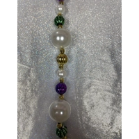 Mardi Gras Pearl Necklace
