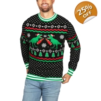 Dino Mate Ugly Christmas Sweater