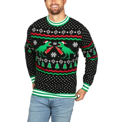 Dino Mate Ugly Christmas Sweater