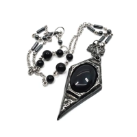 Obelisk Onyx Gothic Necklace