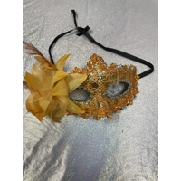 Orange Eyemask With Flower