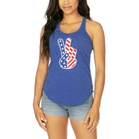 Patriotic Peace Sign Tank Top