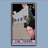 The Tower-The Office Tarot Sticker