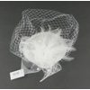 White Derby Flower Fascinator White Derby Flower Fascinator
