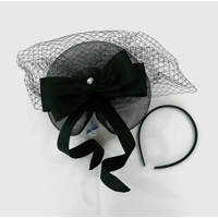 Black Ribbon Derby Hat