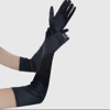 Black Satin Opera Length Gloves Black Satin Opera Length Gloves