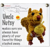 Uncle Nutsy String Doll Keychain