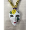 Mardi Gras Porcelain Face Necklace Mardi Gras Porcelain Face Necklace
