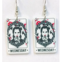 Wednesday Tarot Card Earrings